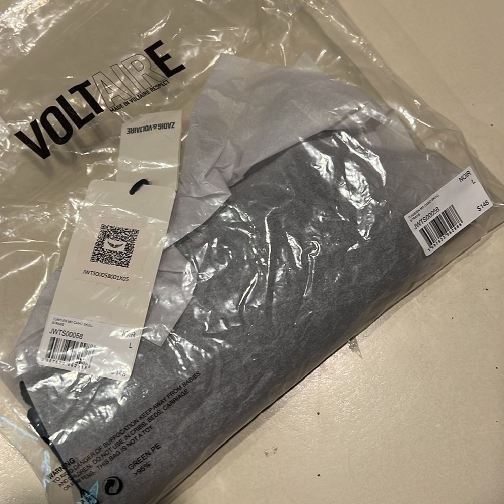 NEW💀ZADIG & VOLTAIRE
Short Sleeve Tunisien Camo Strass Tee $148 - Picture 7 of 7